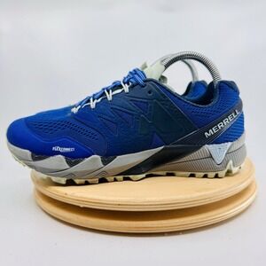 Merrell Agility Peak Flex 2 Shoes Women's 8 Blue Trail Running Lightweight
